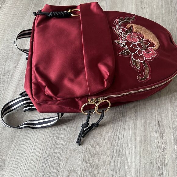 See by Chloé Embroidered Satin Backpack main image 6